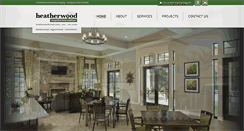 Desktop Screenshot of heatherwoodconstruction.com